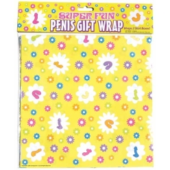Super Fun Penis Party Gift Wrap